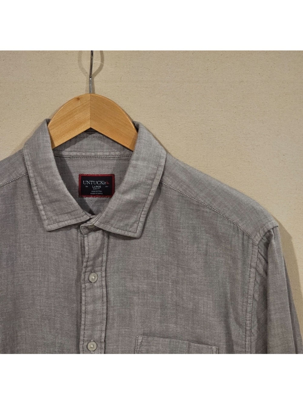UNTUCKit Slim Fit Button Down L